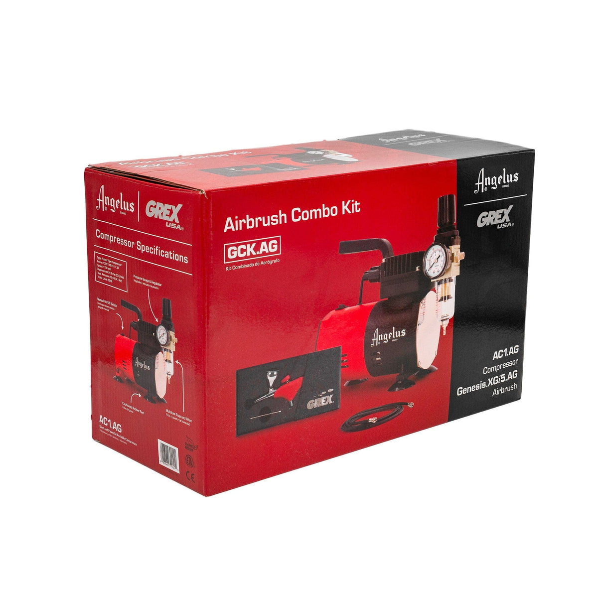 Angelus Airbrush-Airbrush (Kit Aerografo Compresor) Airbrush Combo